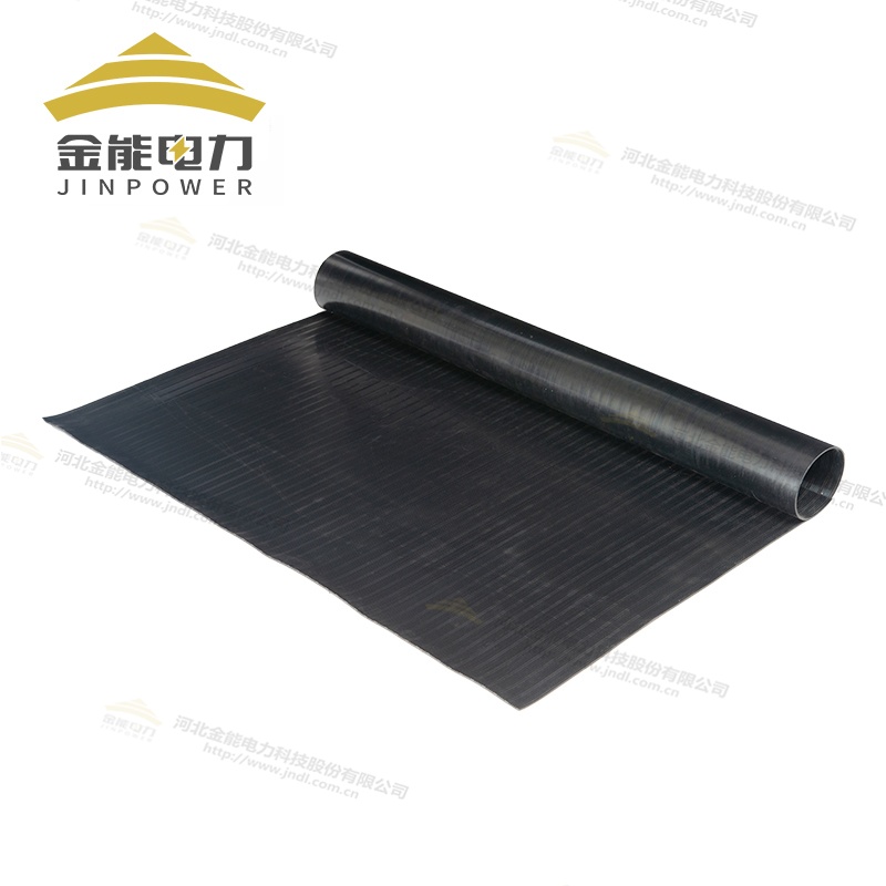 10KV5mm黑色平面絕緣橡膠墊